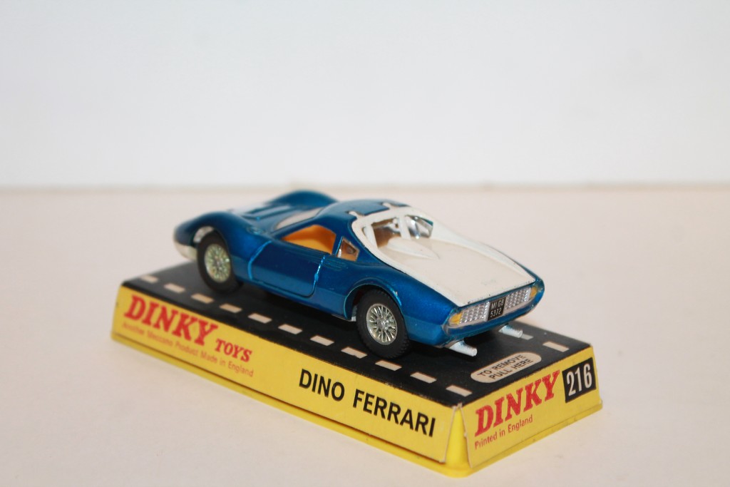 FERRARI DINO BLUE DINKY TOYS 1/43°