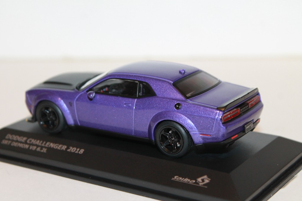 DODGE CHALLENGER SRT DEMON V8 6.2L 2018 VIOLETTE SOLIDO 1/43°