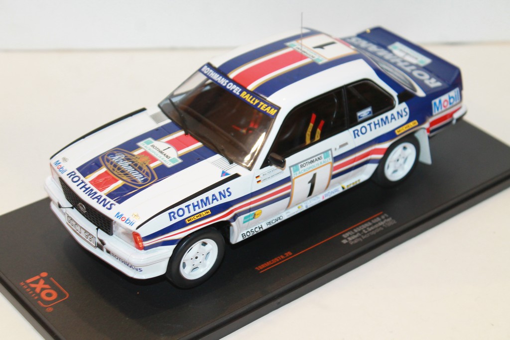 OPEL ASCONA 400 #6 H.TOIVONEN-F.GALLAGHER RALLY ACROPOLIS 1982 IXO 1/18°