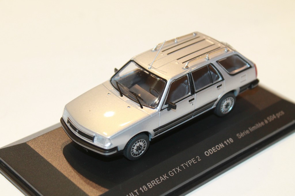 RENAULT 18 BREAK GTX TYPE 2 1984 ODEON 1/43°