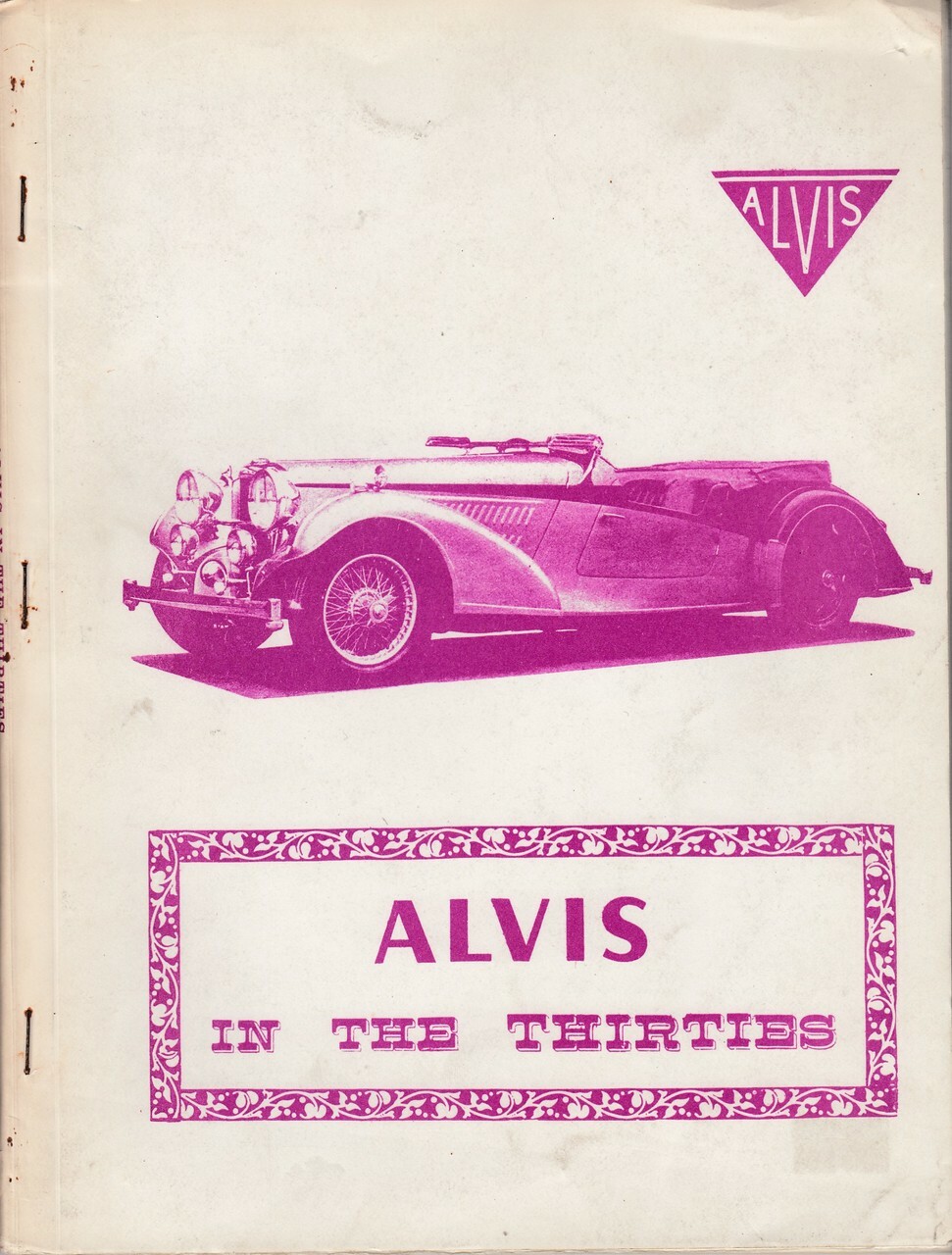 ALVIS IN THE THIRTIES