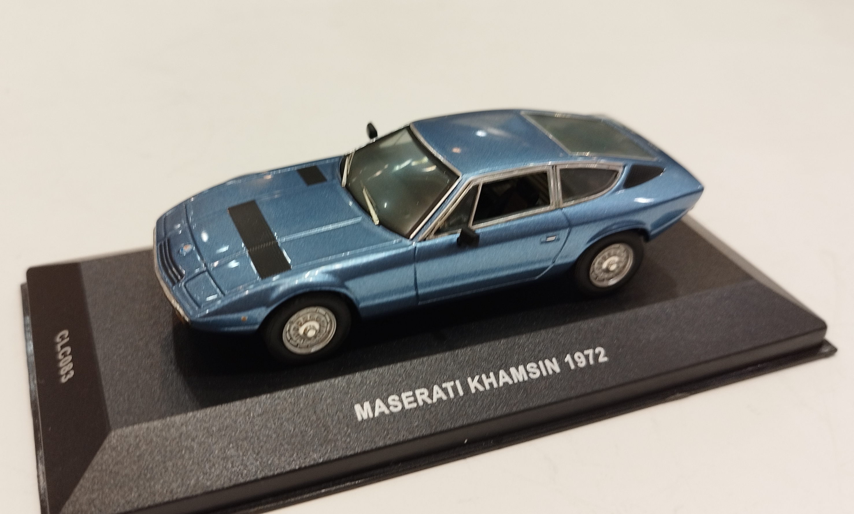 MASERATI KHAMSIN 1972 BLEU IXO 1/43°