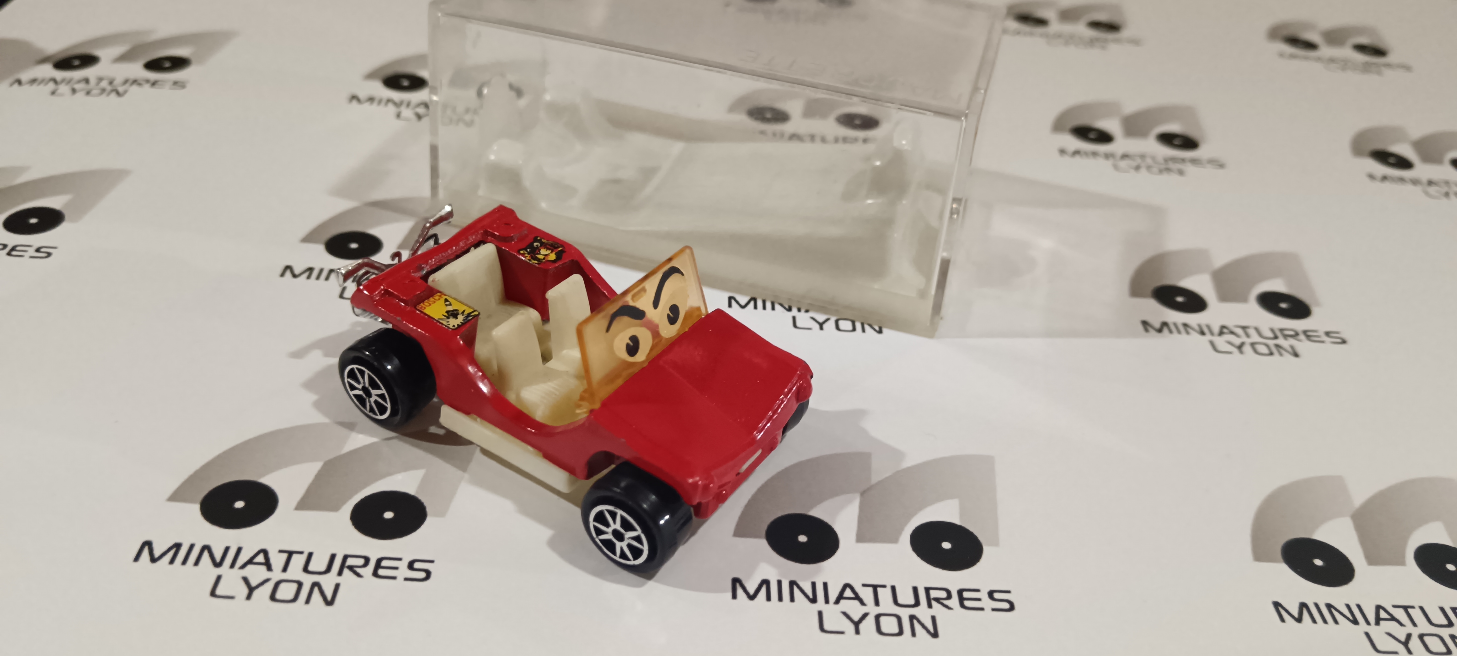 DUNE BUGGY ROUGE "GROS YEUX" MAJORETTE 1/64°