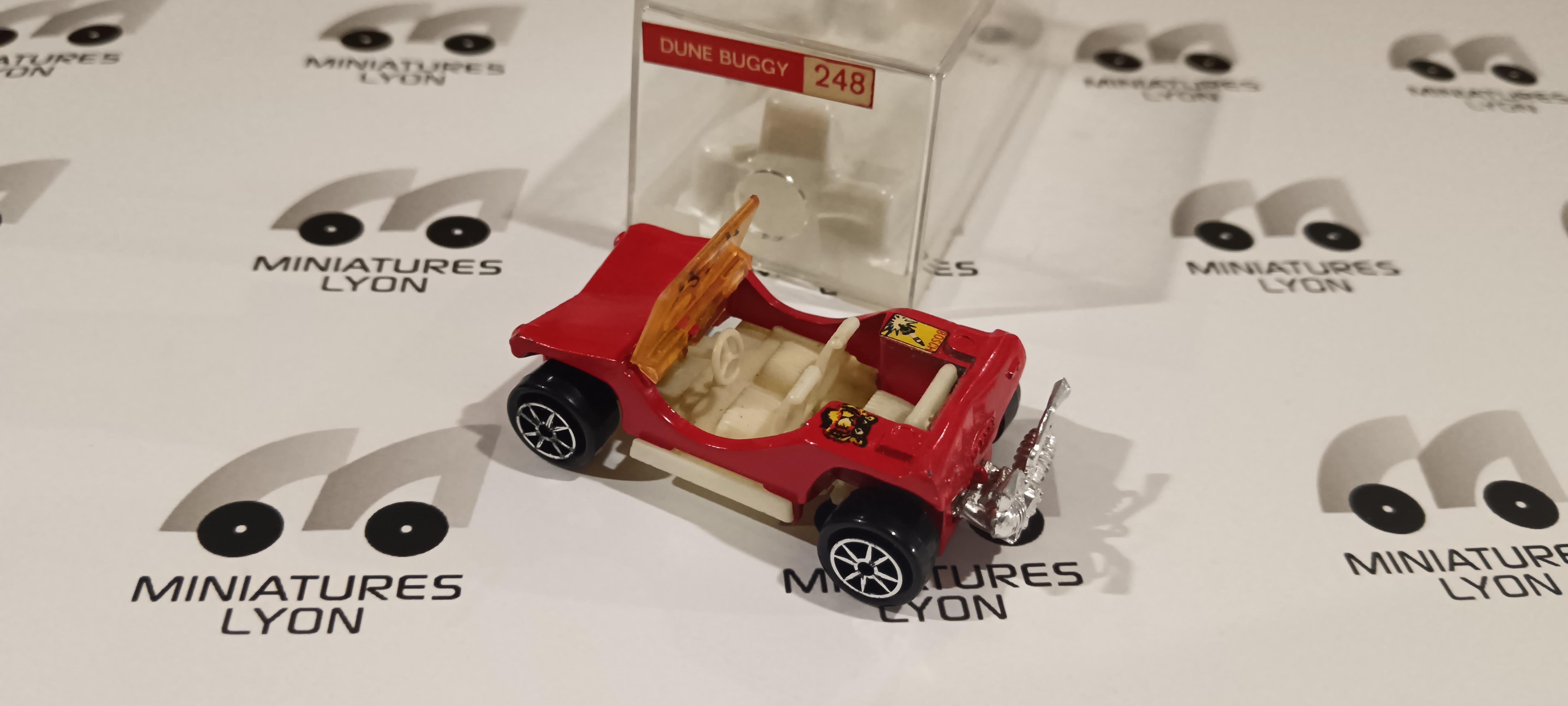 DUNE BUGGY ROUGE "GROS YEUX" MAJORETTE 1/64°