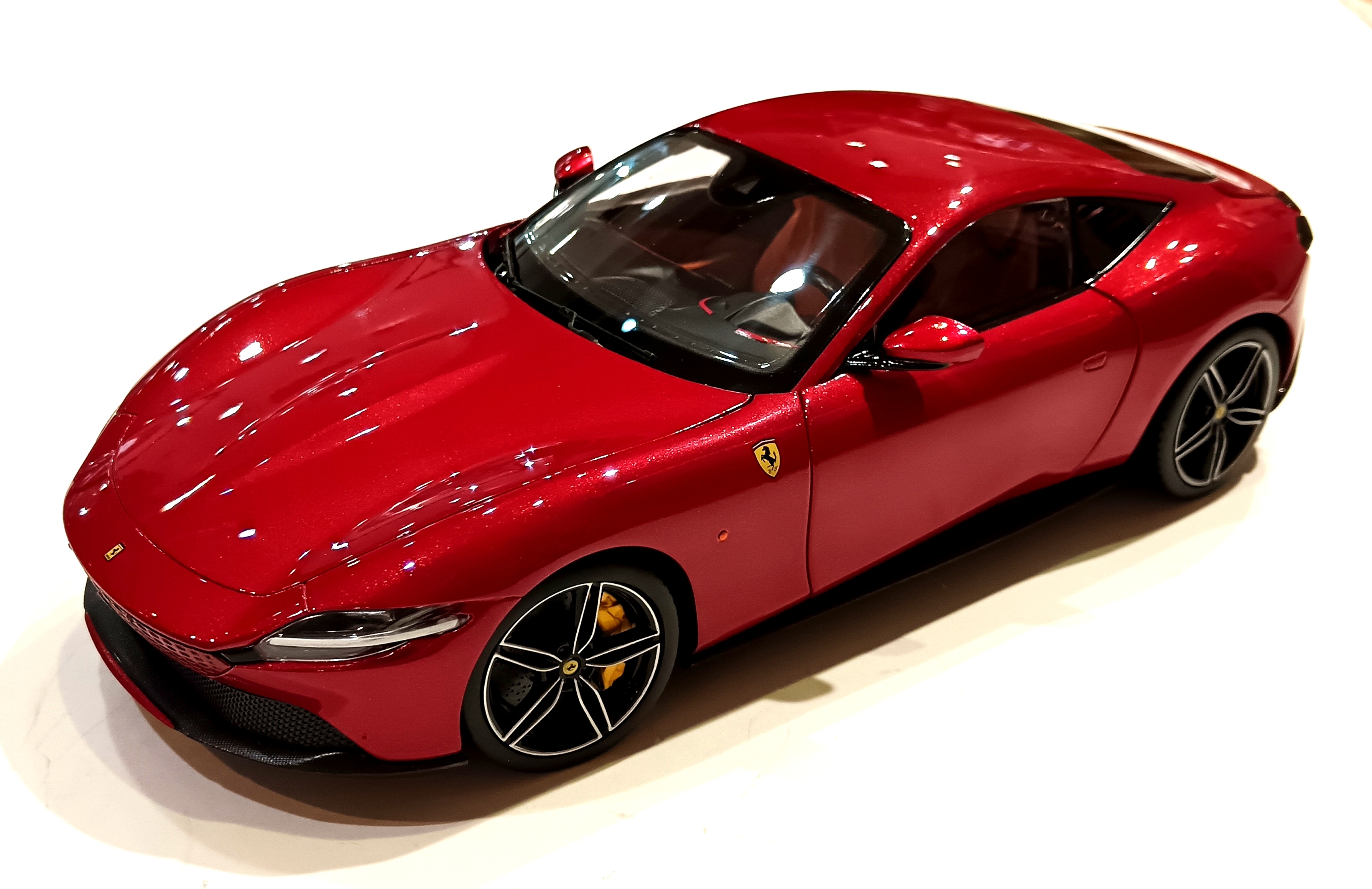 FERRARI ROMA 2020 ROSSO MAGMA POLISITL 1/18°