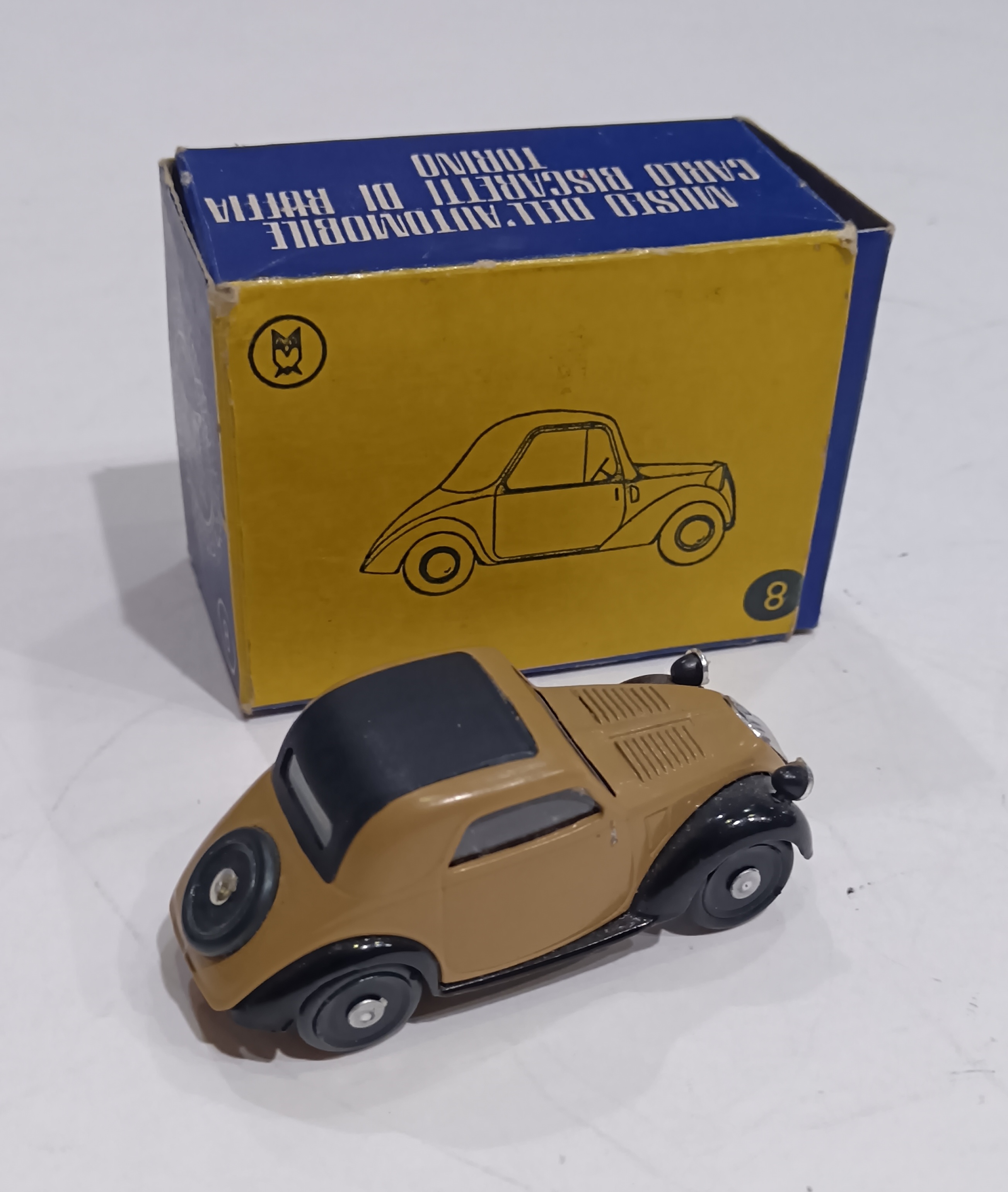 FIAT 500 A TOPOLINO 1936 MUSÉE DE L'AUTOMOBILE TURIN DUGU 1/43