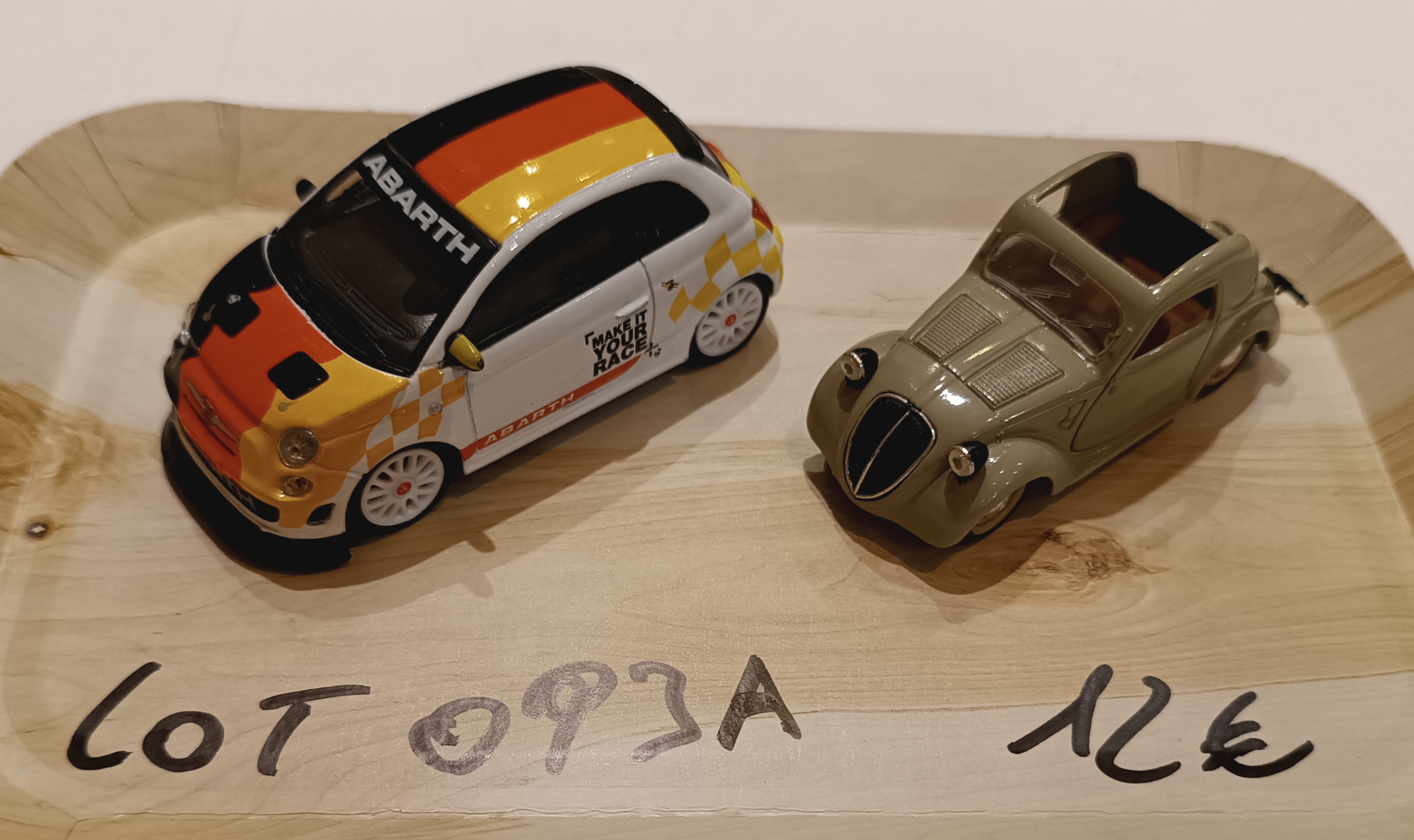 LOT fiat 500 1/43