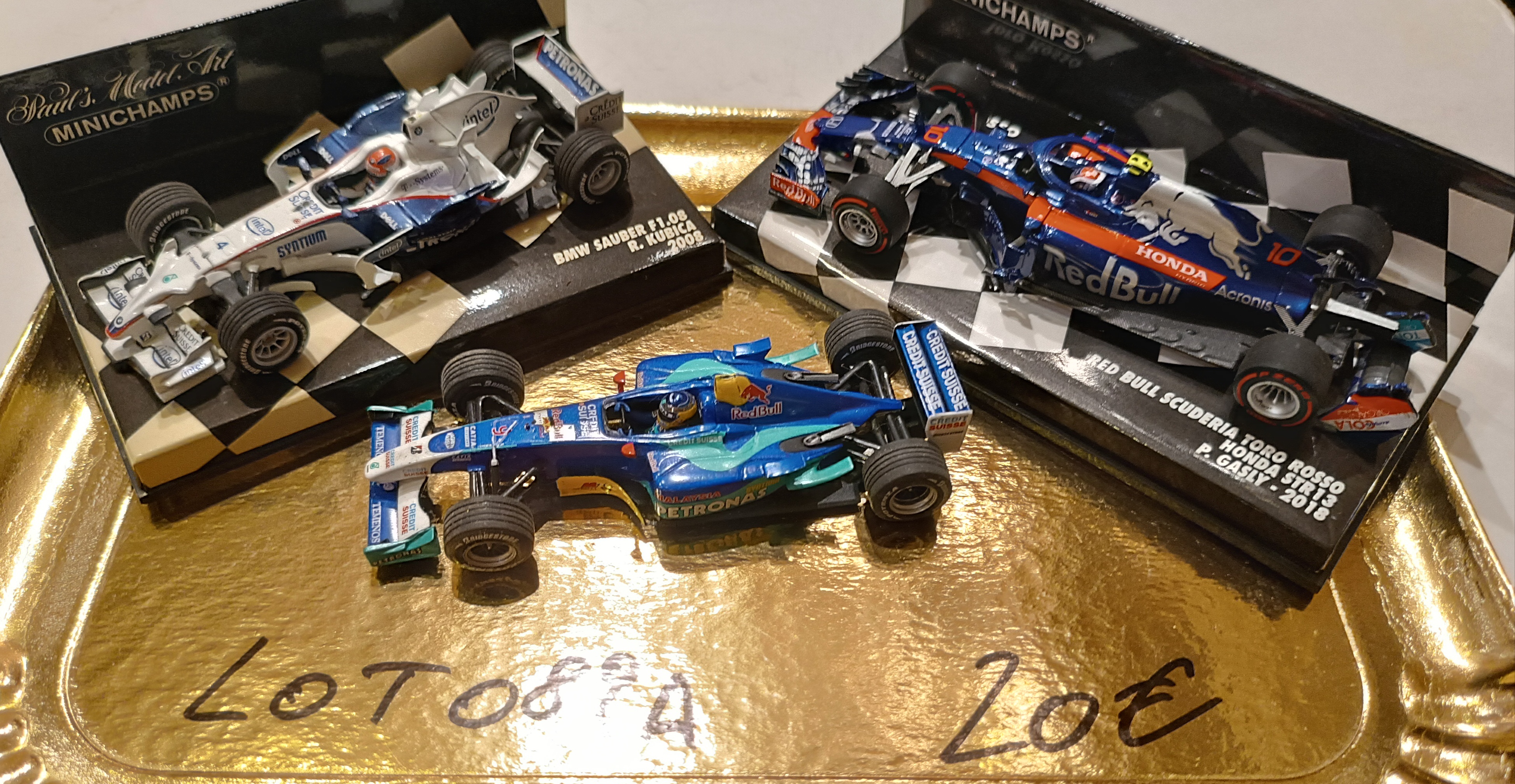 LOT F1 Minichamps 1/43