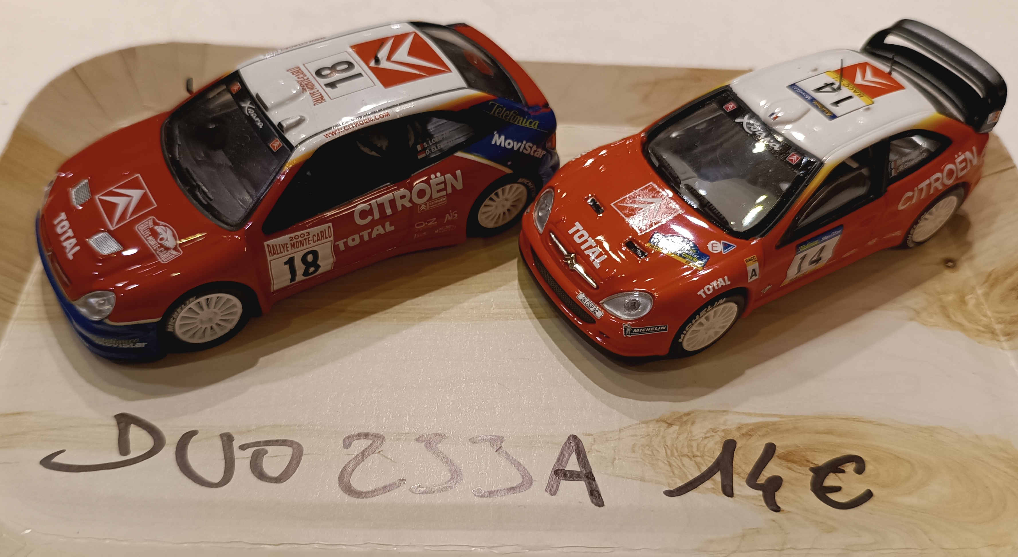 DUO Citroën Rallye 1/43