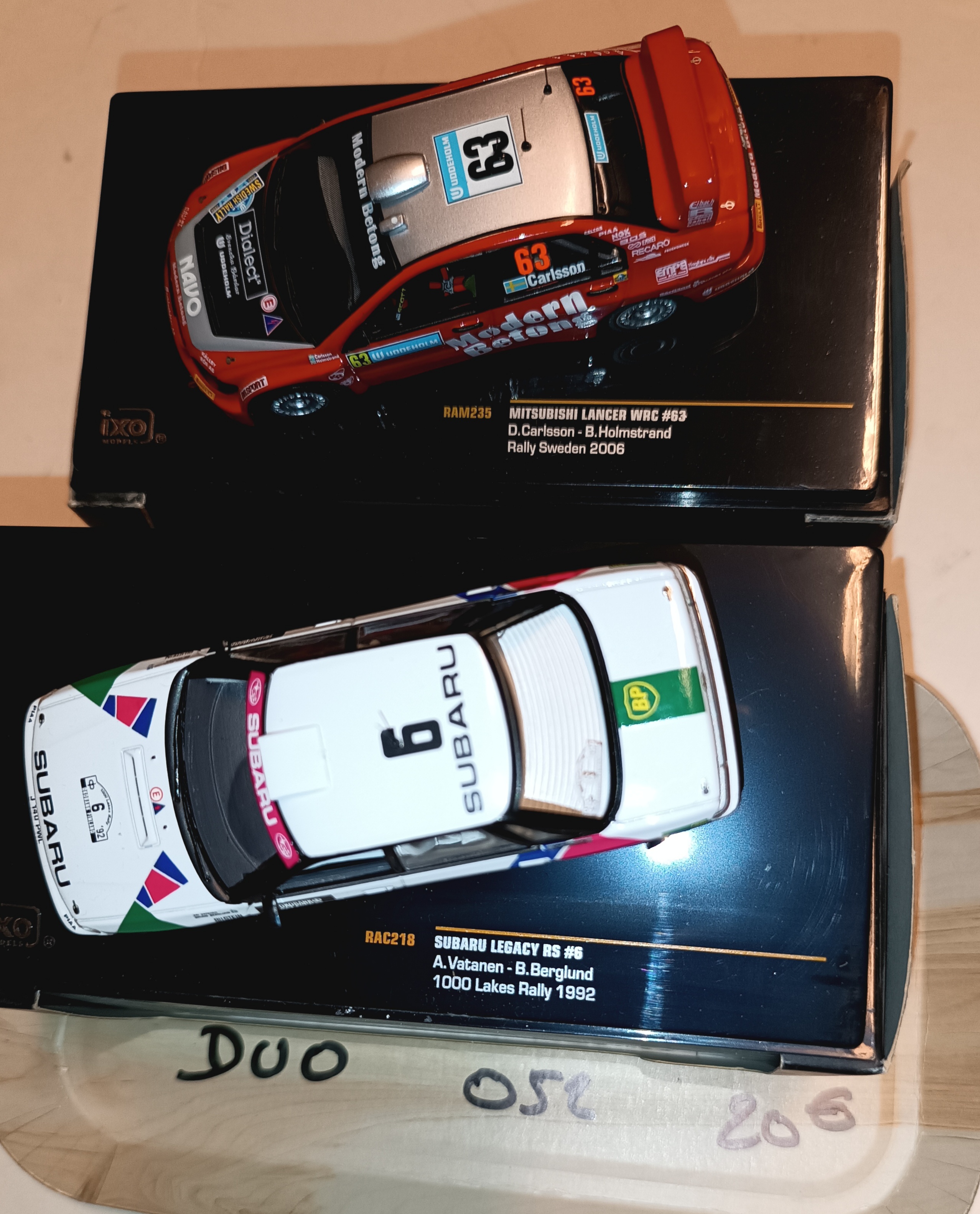 DUO rallye IXO 1/43