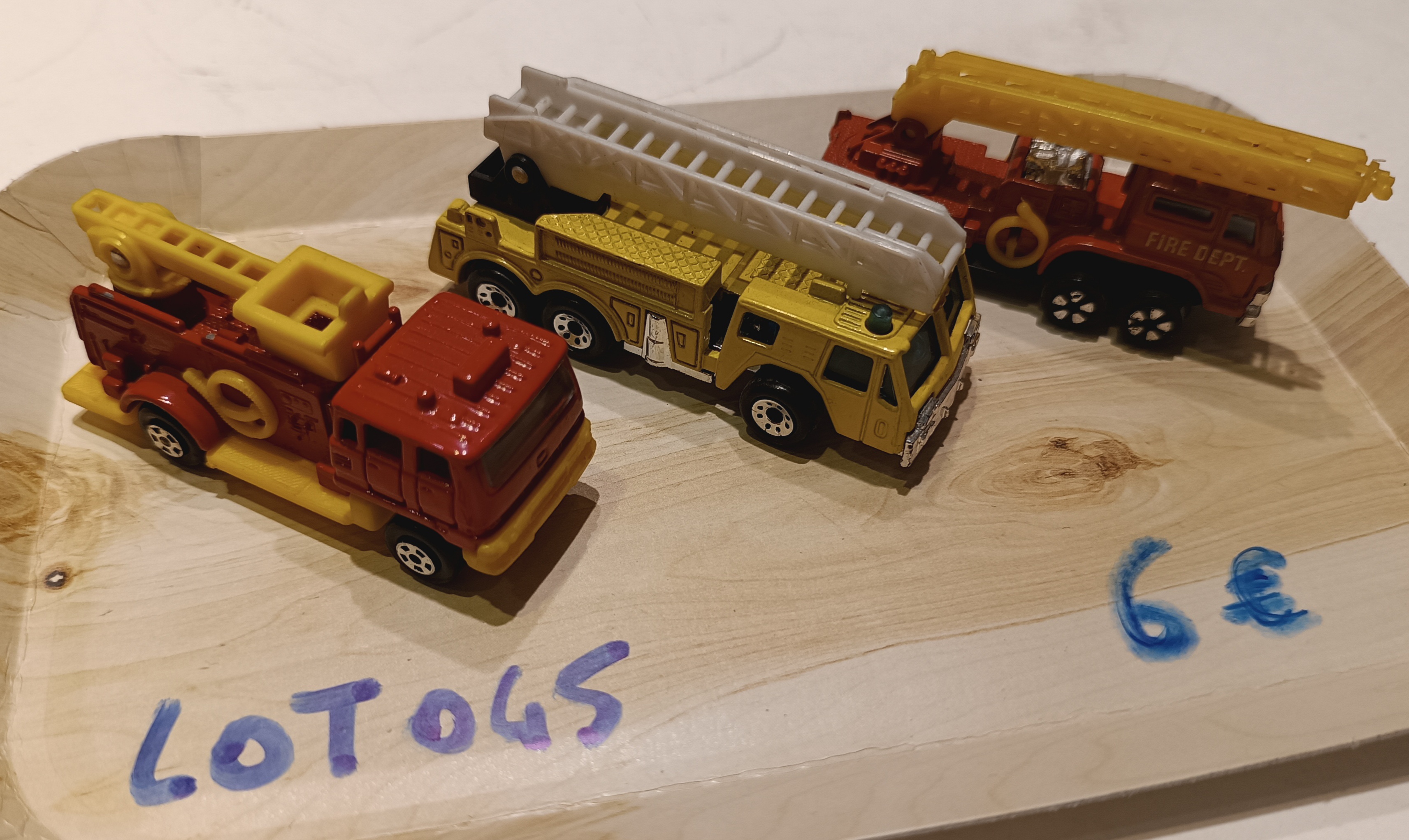 LOT pompiers 1/64