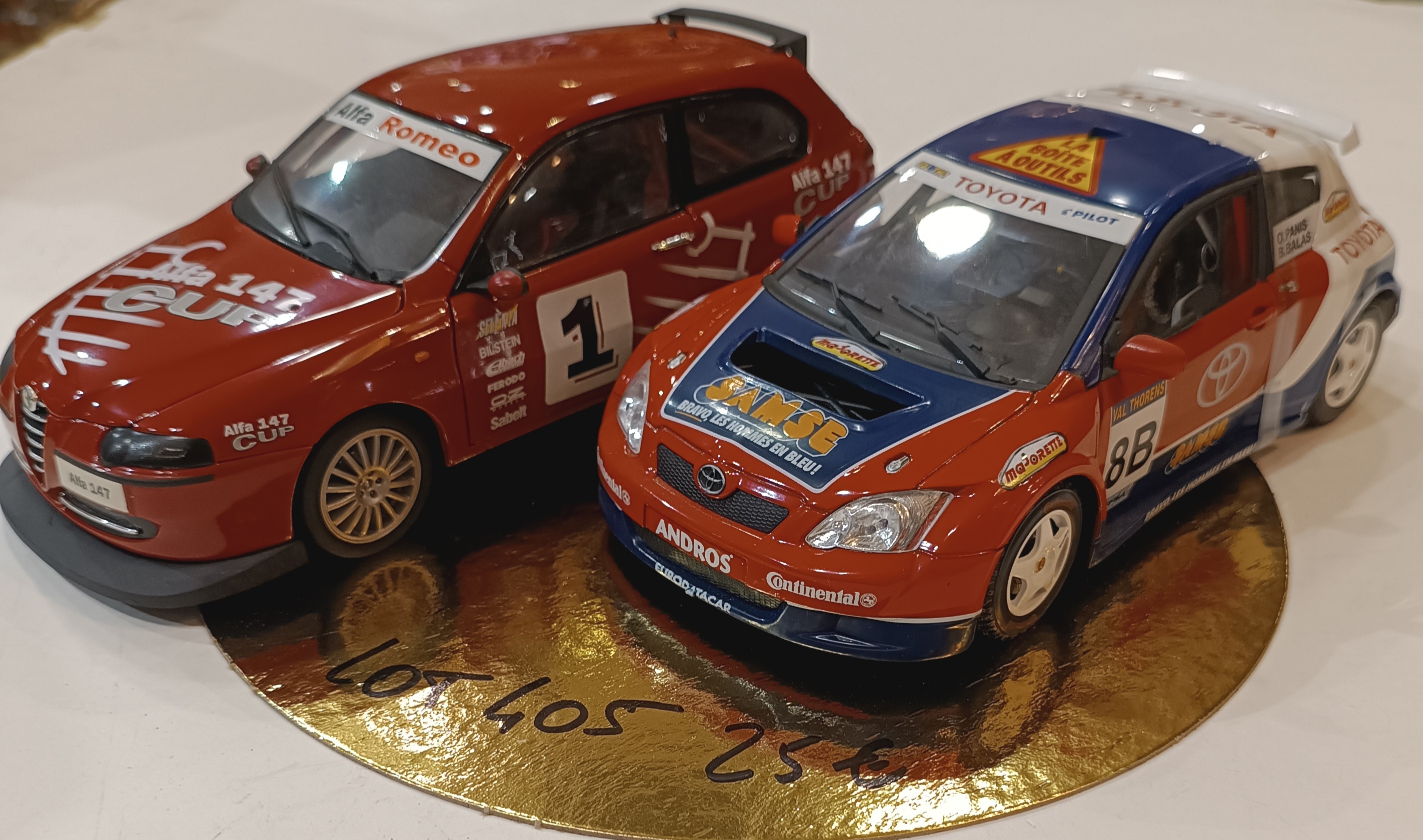 LOT RALLYE 1/18