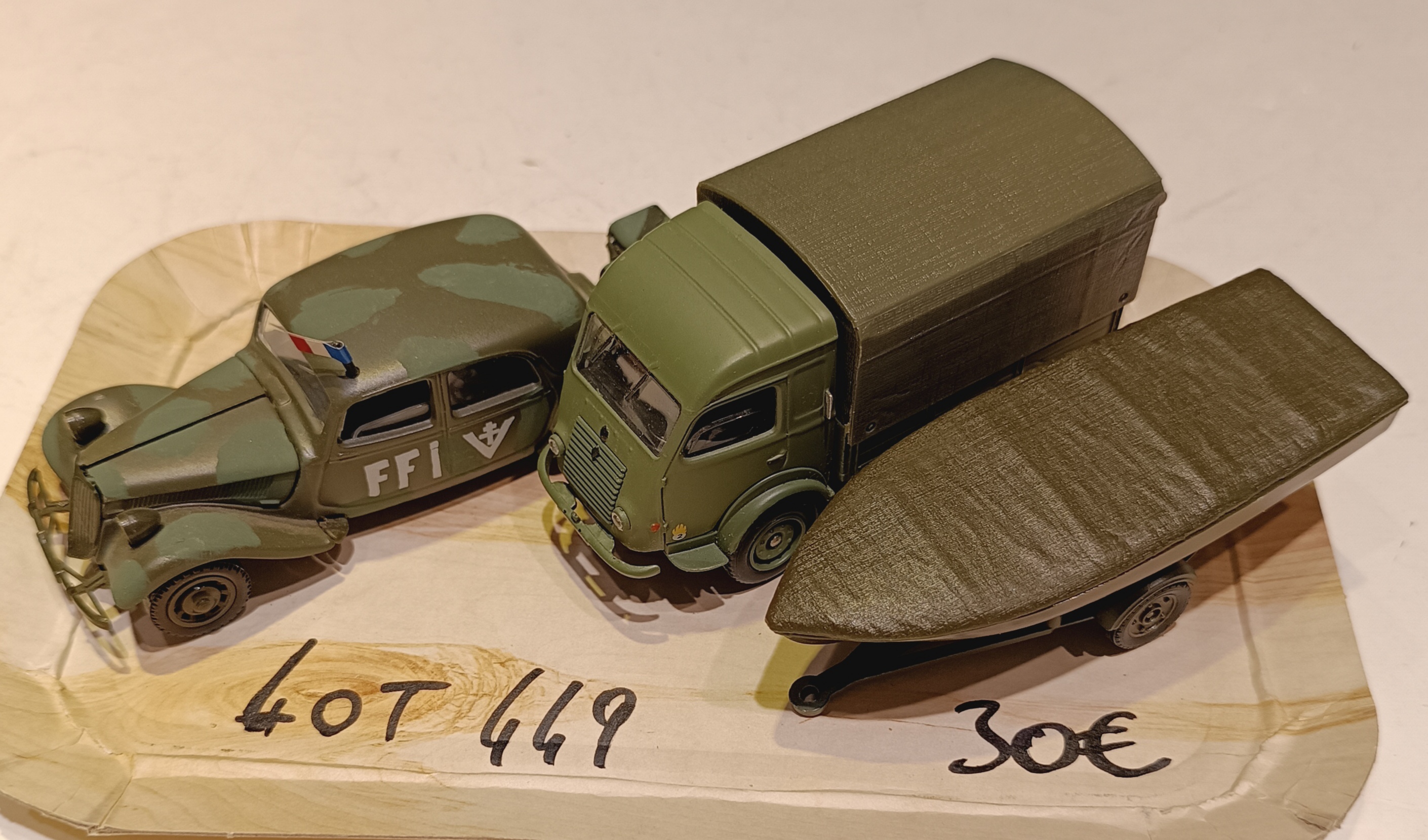 LOT MILITAIRE SOLIDO - VEREM 1/43