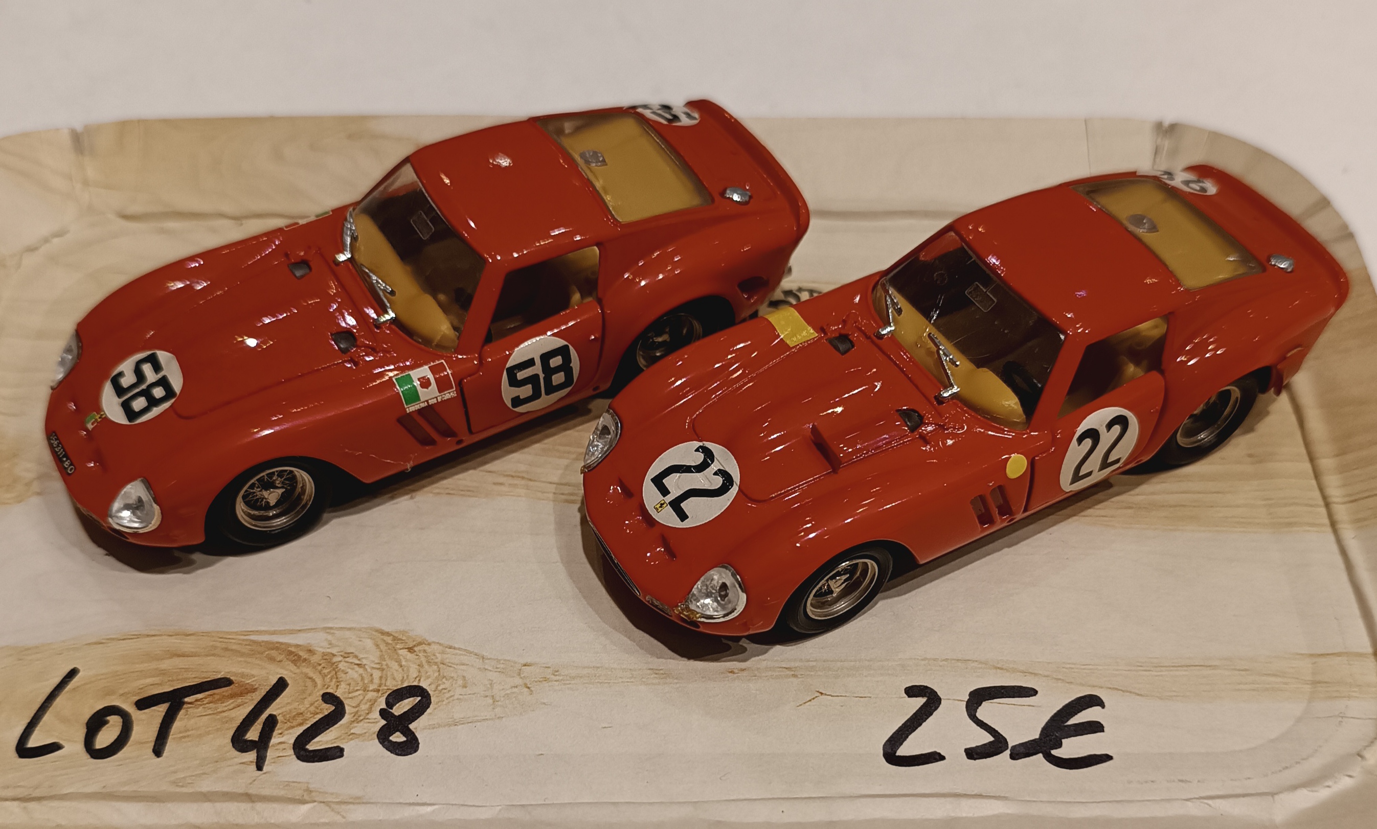 LOT FERRARI COMPETITION SOLIDO 1/43