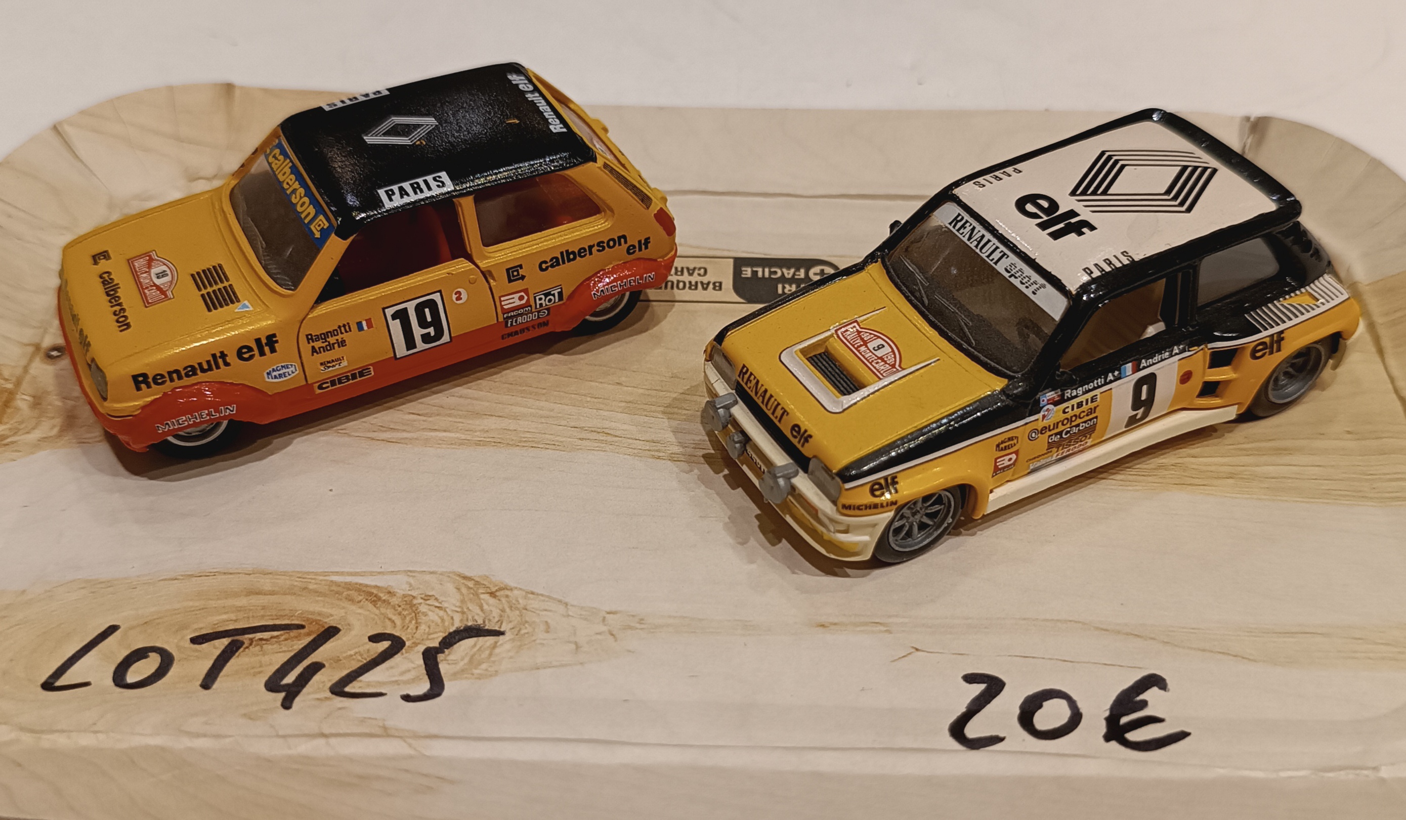 LOT RALLYE 1/43