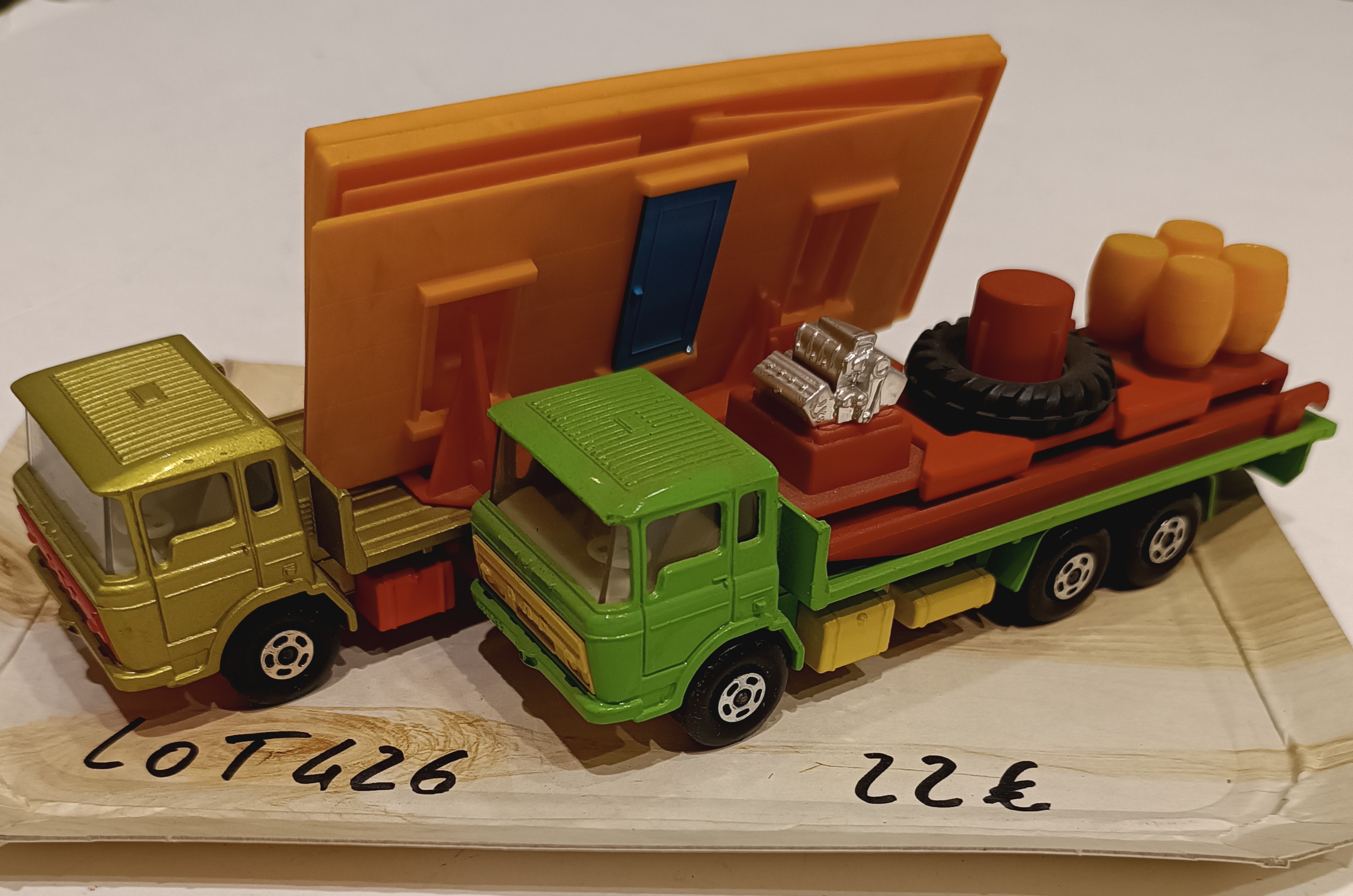 LOT CAMIONS MATCHBOX 1/43