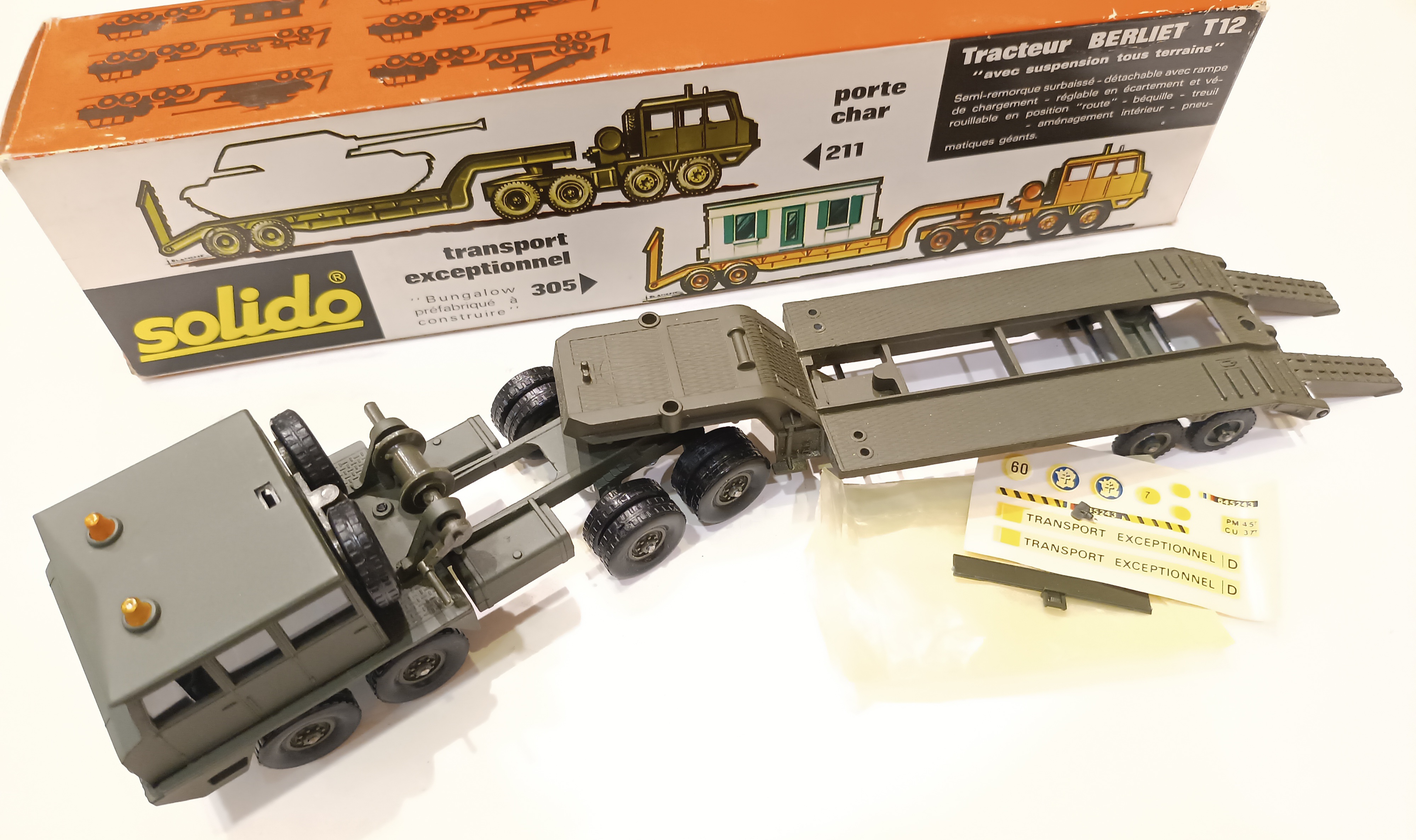 BERLIET T12 PORTE CHAR SOLIDO 1/43