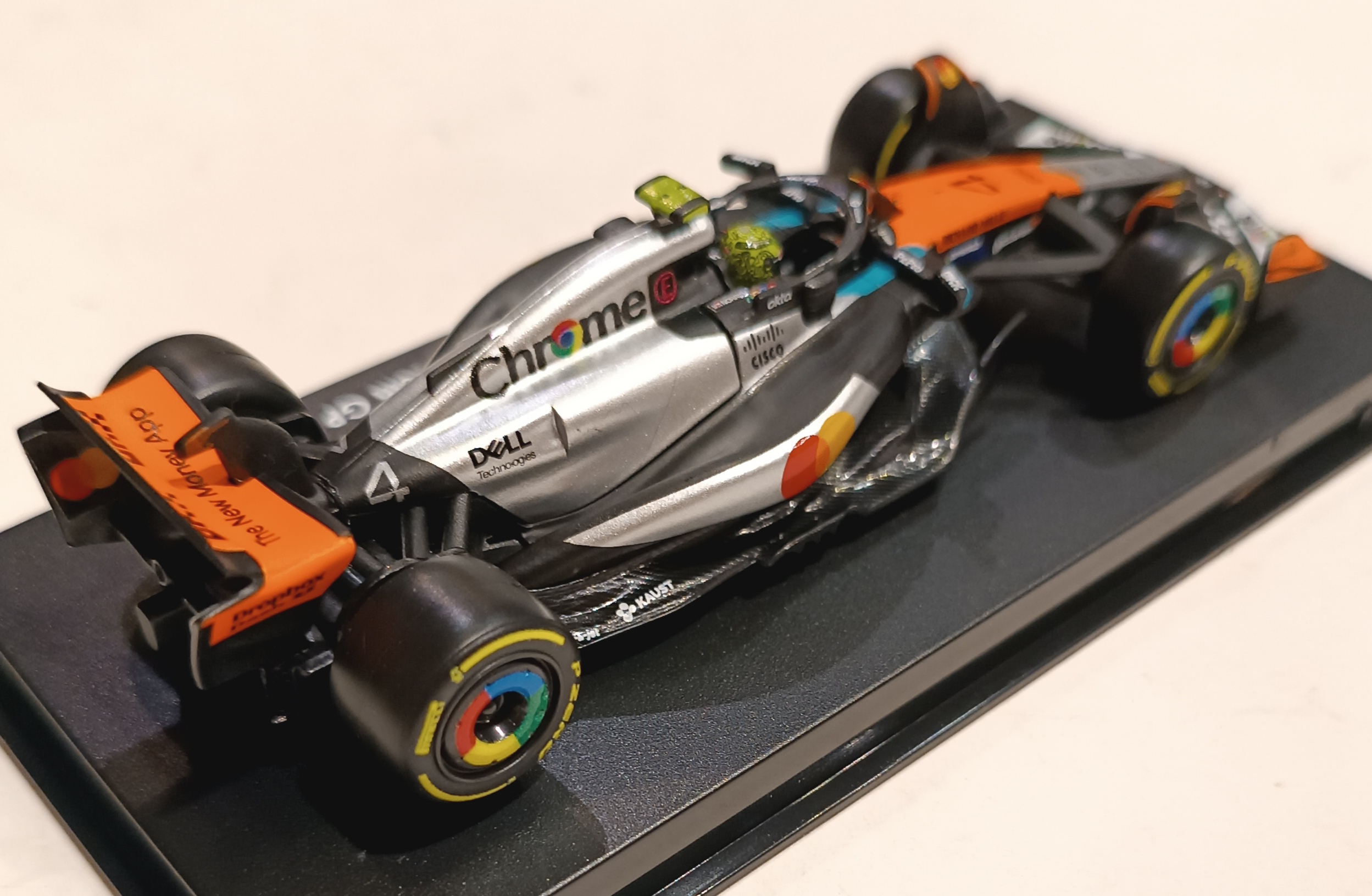 MCLAREN MCL39 BRITISH GP 2025 N°4 NORRIS BURAGO 1/43