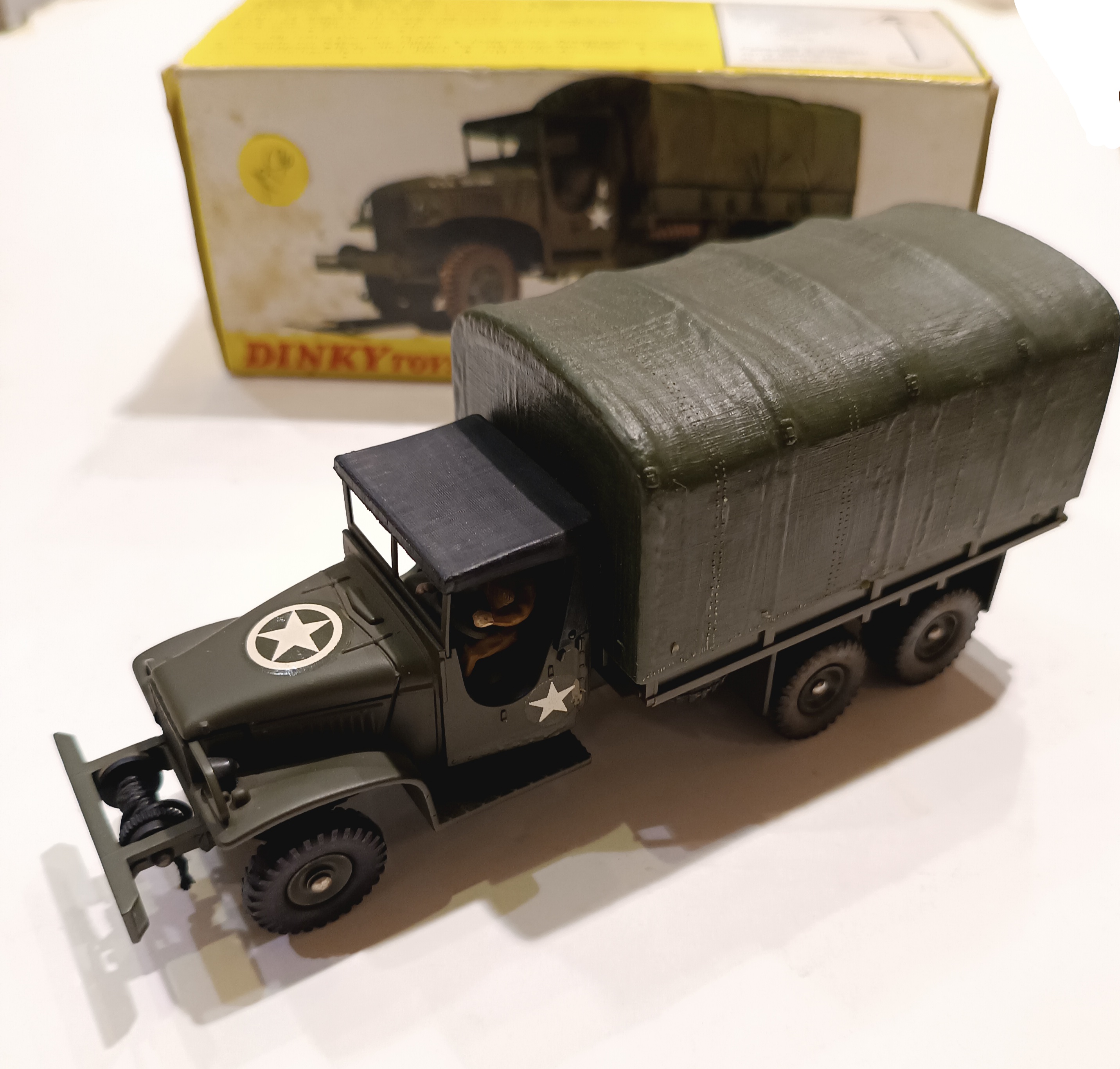 GMC MILITAIRE BACHE DINKY TOYS 1/43