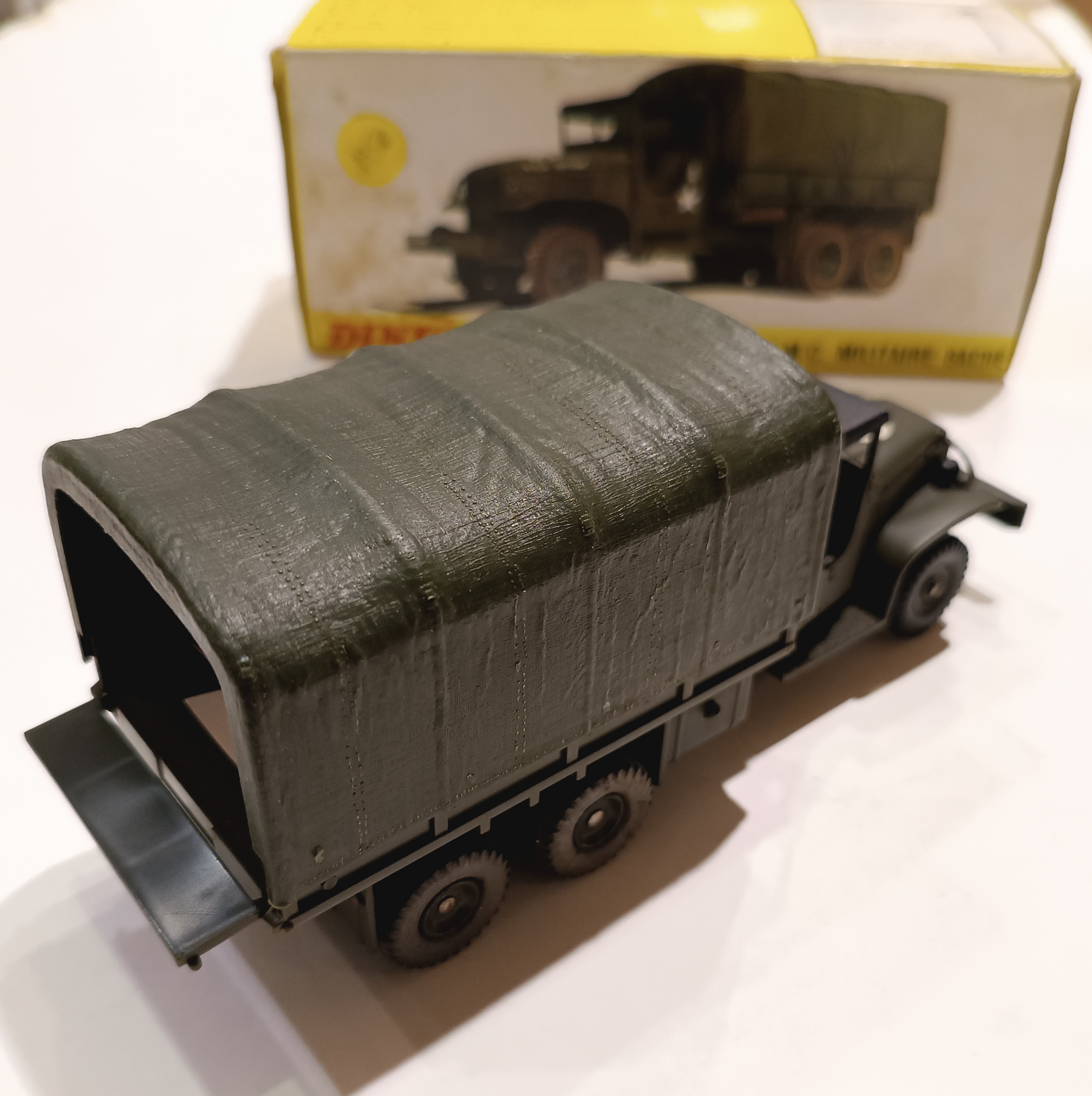 GMC MILITAIRE BACHE DINKY TOYS 1/43