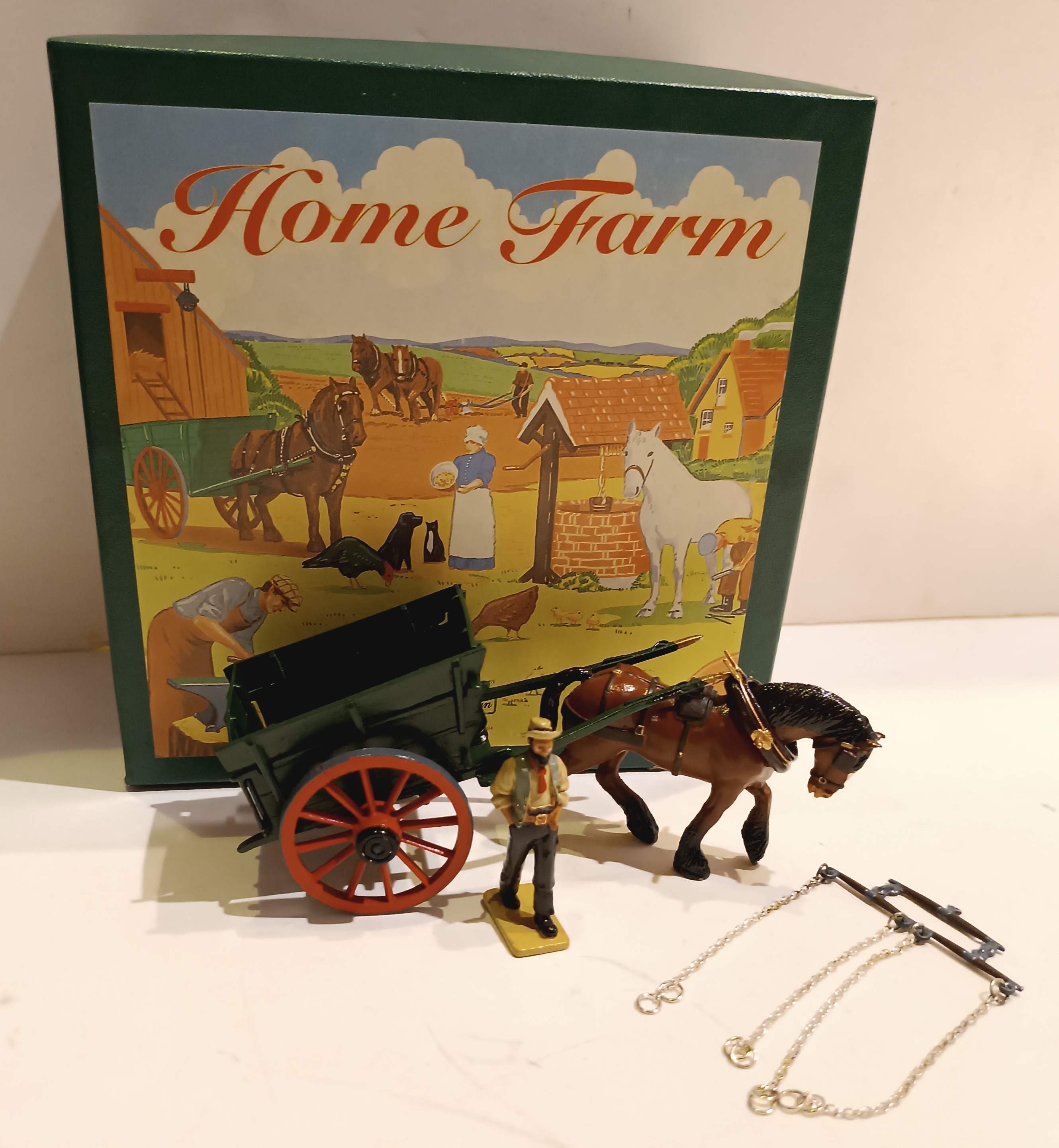 PERSONNAGE DE FERME ET CHARRUE BRITAINS 1/32