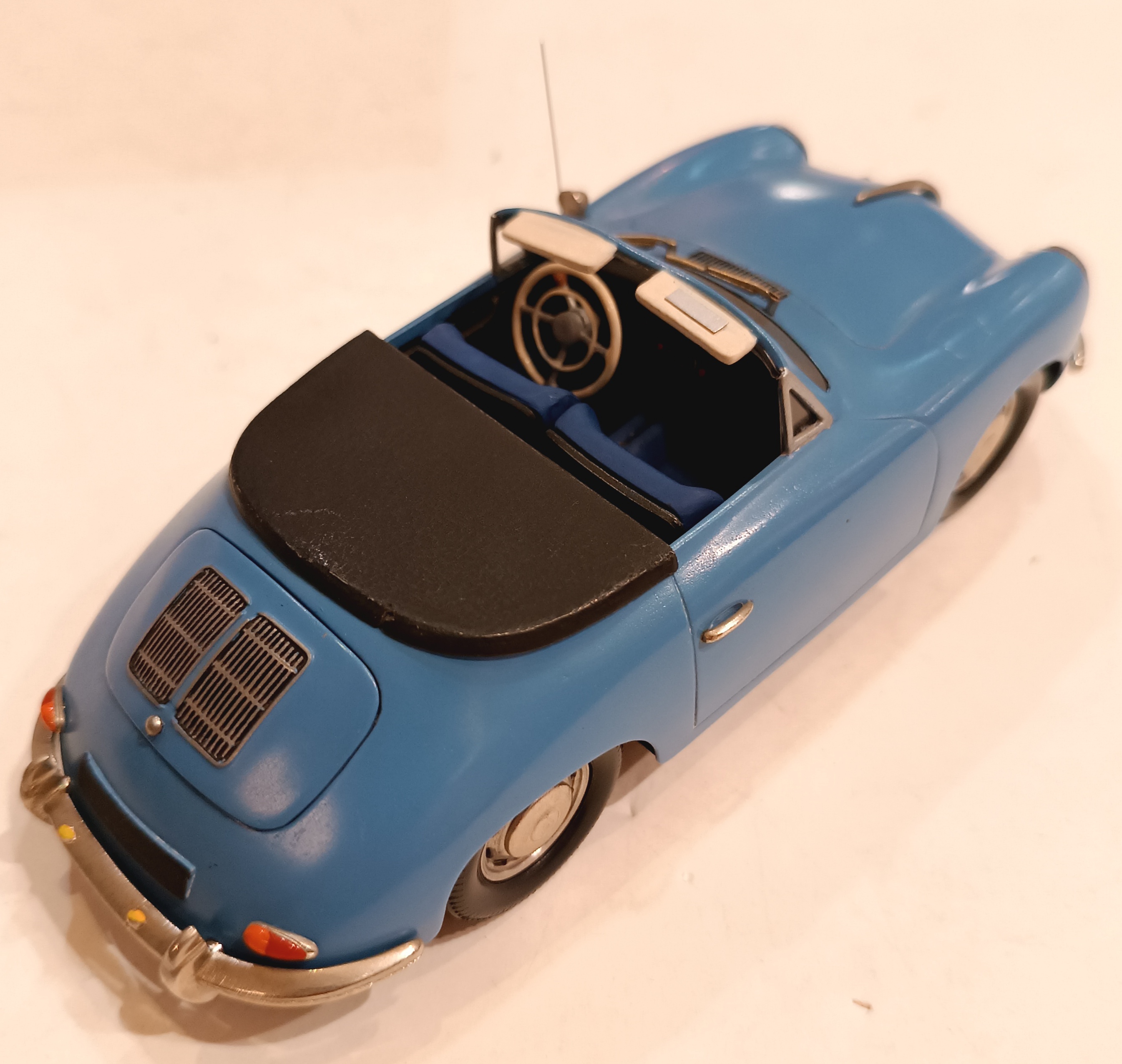 PORSCHE 356 CABRIOLET BLEU METAL24 1/24