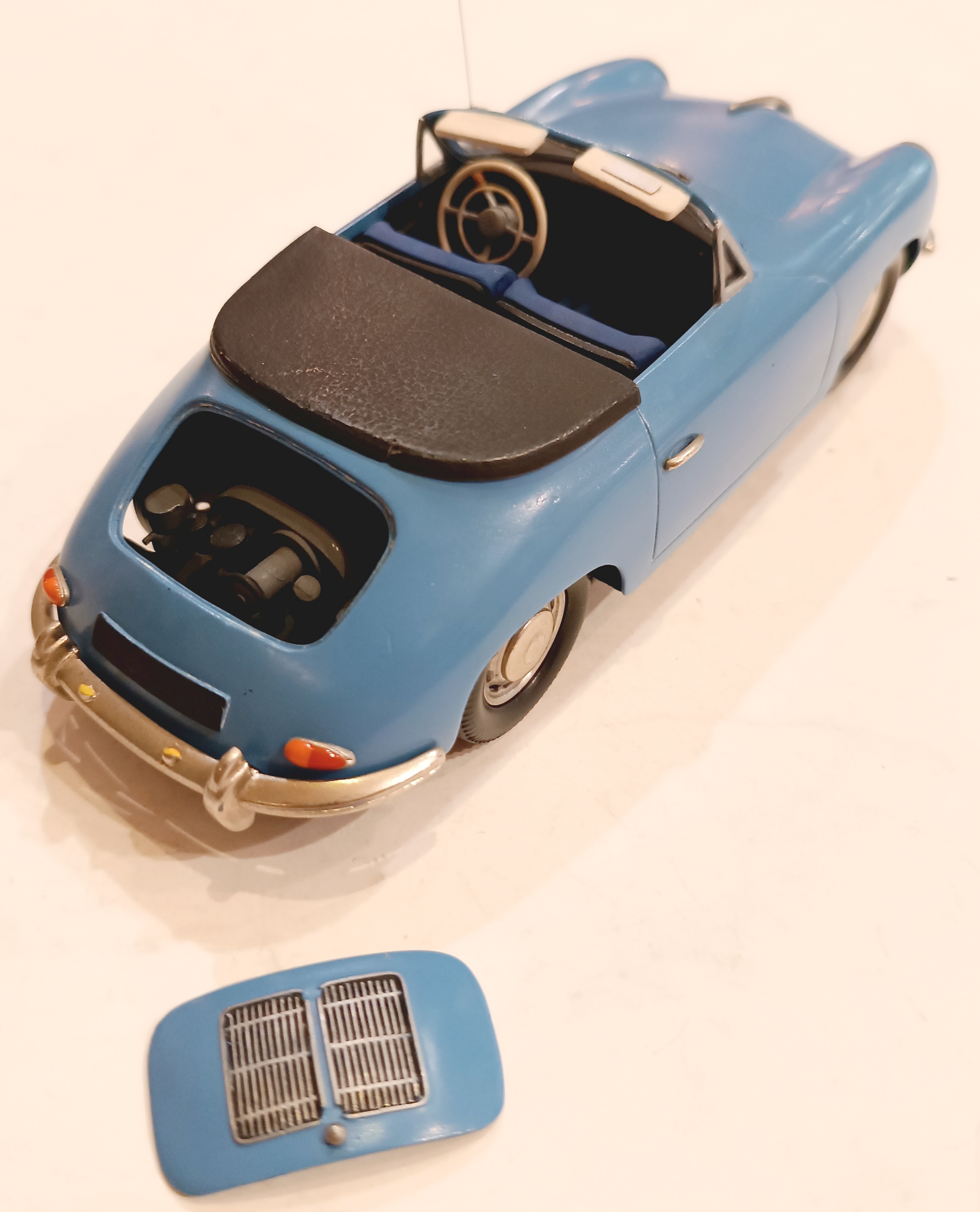 PORSCHE 356 CABRIOLET BLEU METAL24 1/24