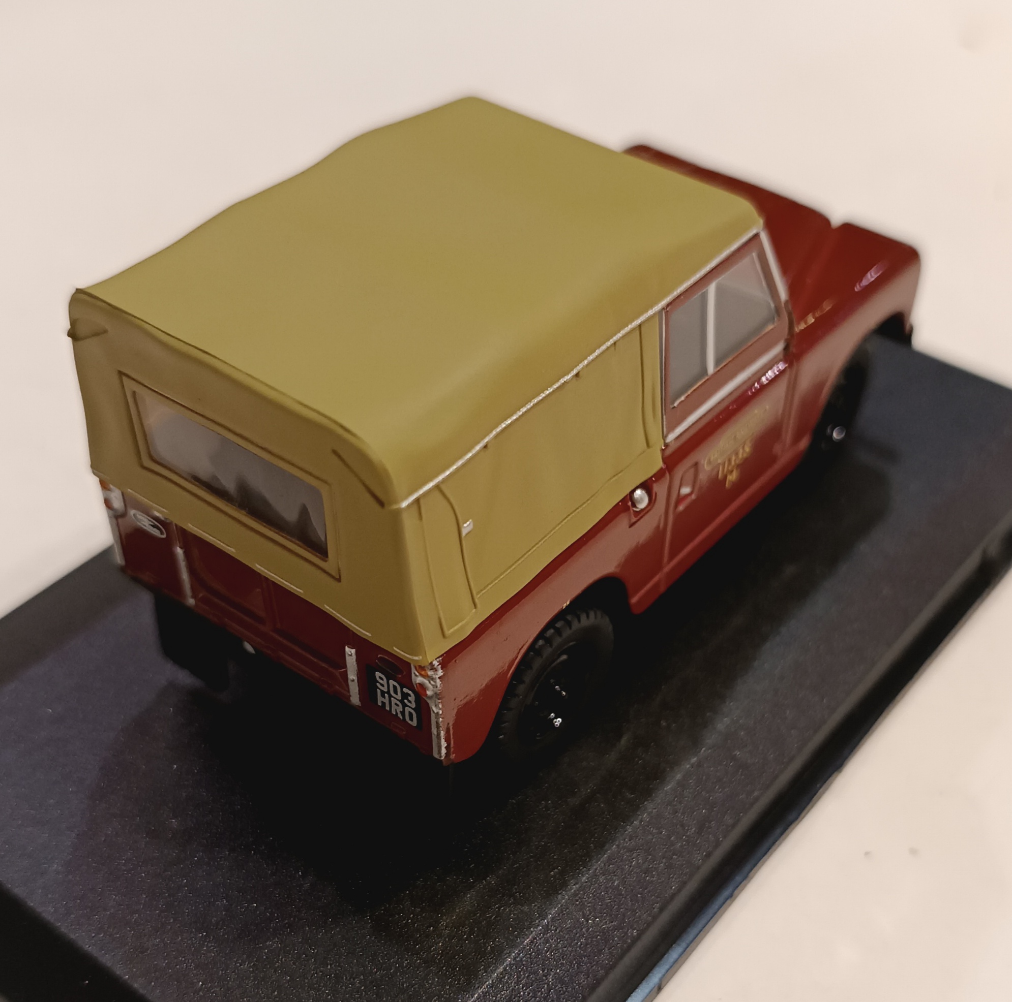 LAND ROVER SERIES II SWB CANVAS BRITISH RAIL OXFORD 1/43