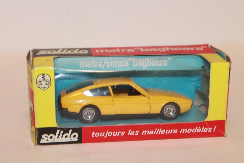 MATRA BAGHEERA JAUNE SOLIDO 1/43°