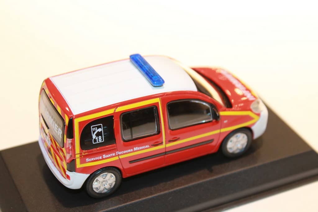 Miniature Renault Kangoo Sapeurs-Pompiers – Verem, échelle 1/43 (neuve)