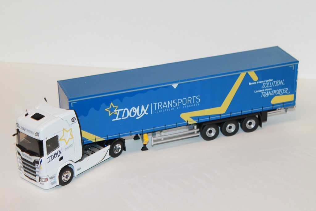 SCANIA S TAUTLINER TRANSPORTS IDOUX ELIGOR 1/43°