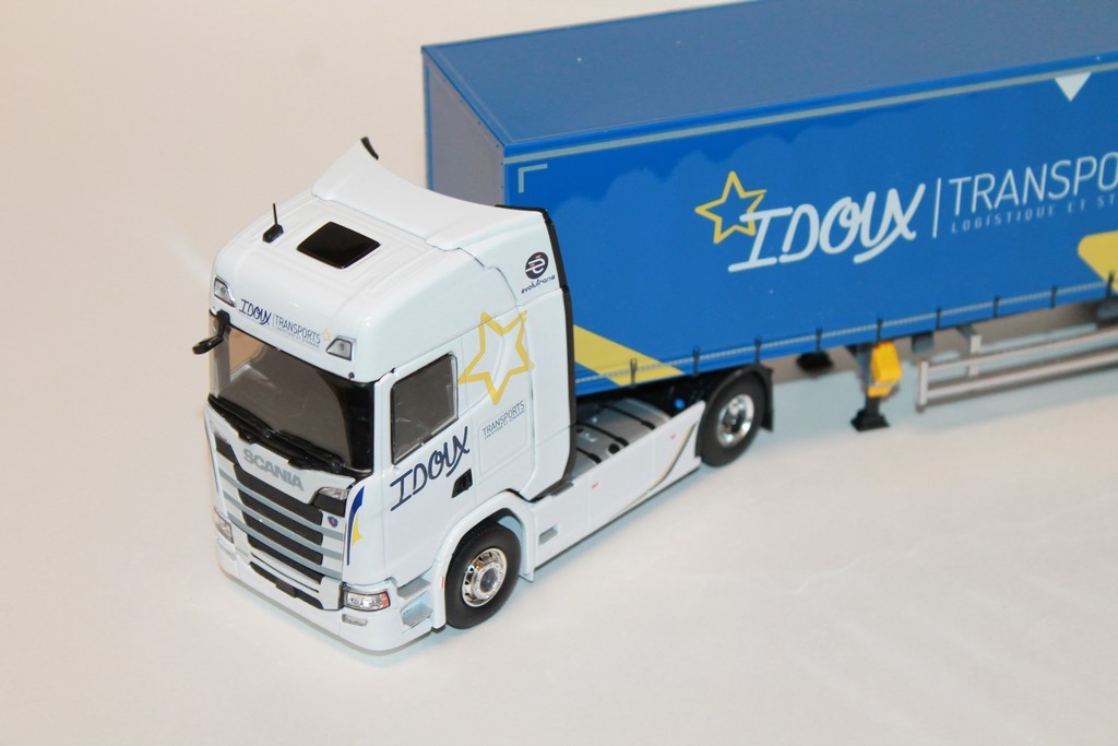 SCANIA S TAUTLINER TRANSPORTS IDOUX ELIGOR 1/43°