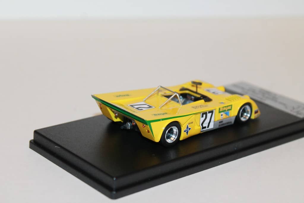 Trofeu Chevron B23 Team Escuderia Montjuich N 27 24h Le Mans 1973 J Juncadella J De Bagration 1 43 Zluta