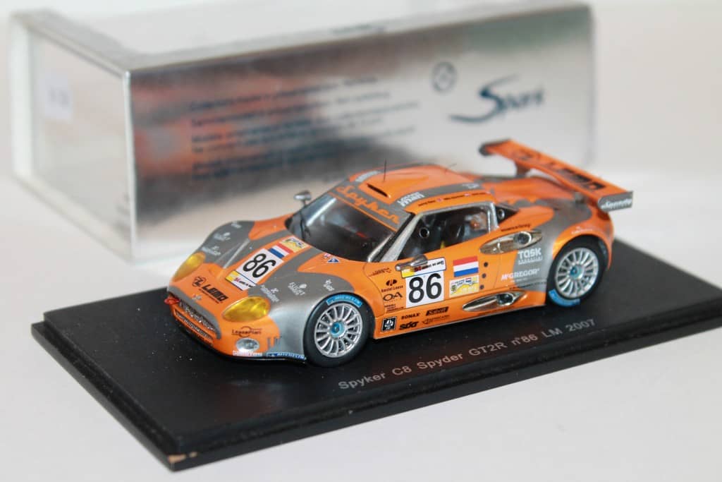 SPYKER C8 SPYDER GT2R N°86 24H LM 2007 SPARK 1/43°