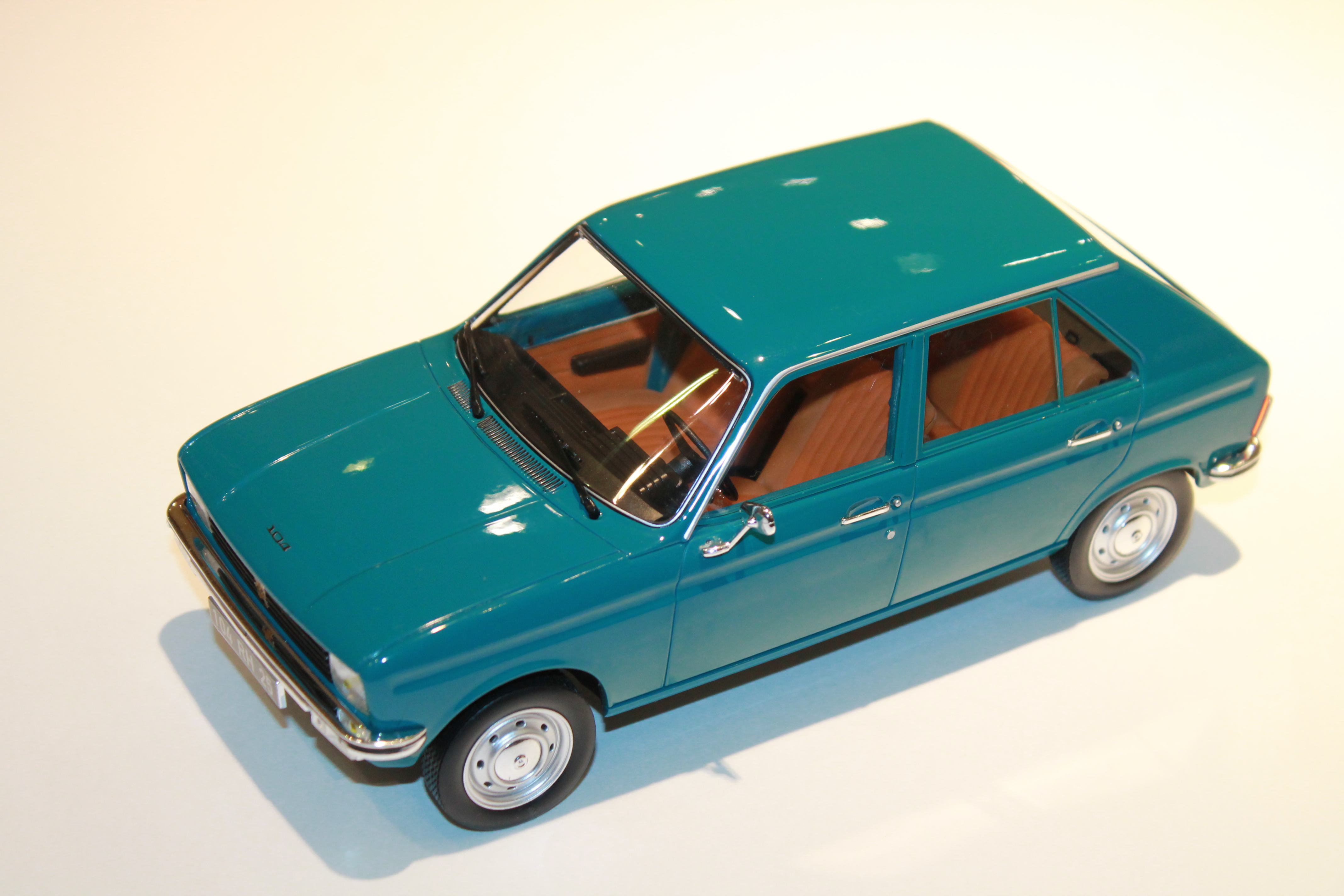 PEUGEOT 104 GL BLEU REGENCE 1977 NOREV 1/18°