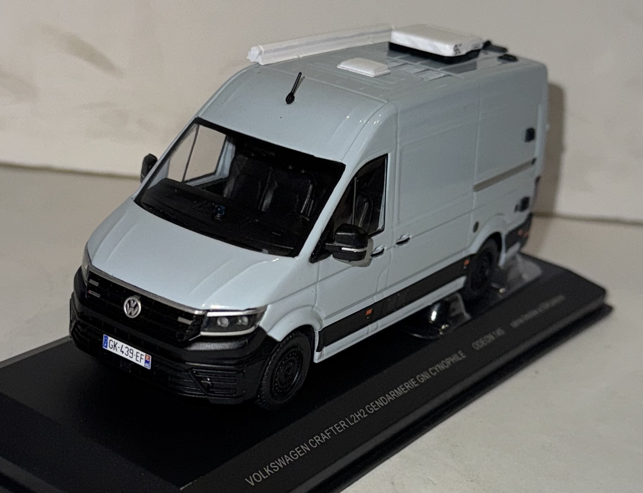 VOLKSWAGEN CRAFTER l2H2 GENDARMERIE Gni Cynophile ODEON 1/43°