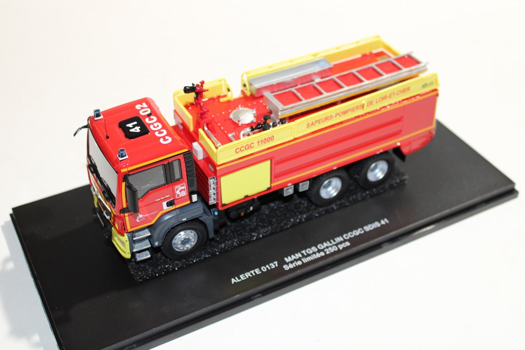 MAN TGS GALLIN CCGC 11000 SAPEURS-POMPIERS DE LOIR-ET-CHER - ALERTE 0137