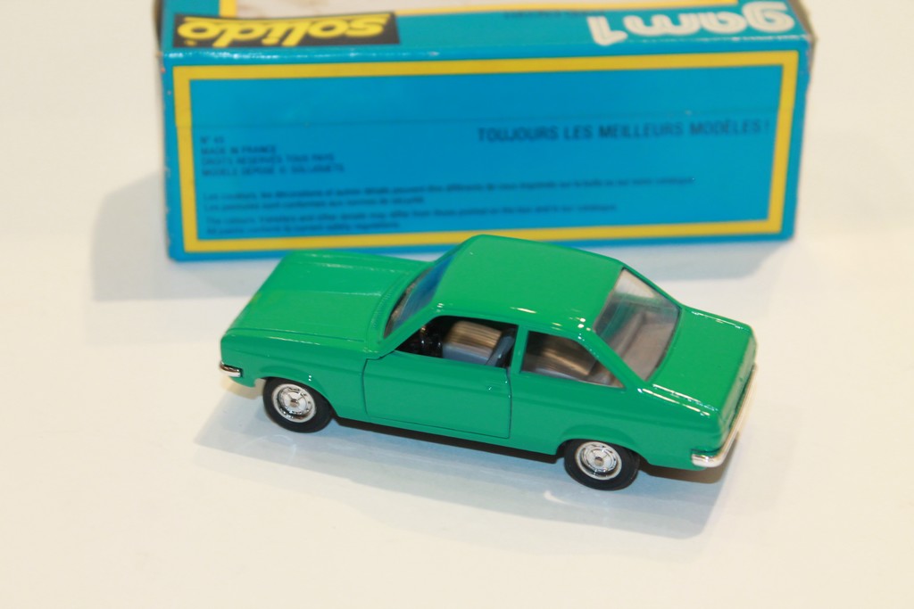 FORD ESCORT VERTE 1970 SOLIDO GAM1 1/43°