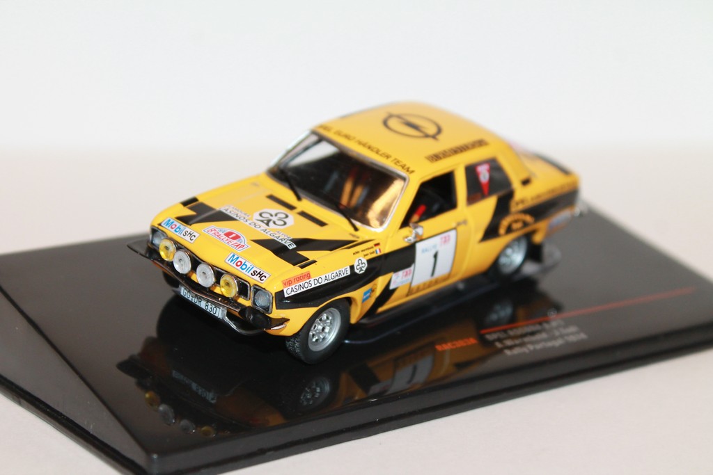 OPEL ASCONA A N°1 WARMBORD & TODT RALLY PORTUGAL 1974 IXO 1/43°