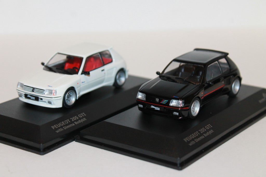 PEUGEOT 205 GTI WHITE AND BLACK