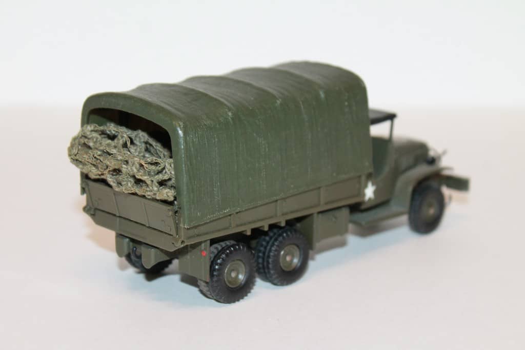 Dinky Toys, GMC Militaire Baché Avec Pilote, Armée Francaise F