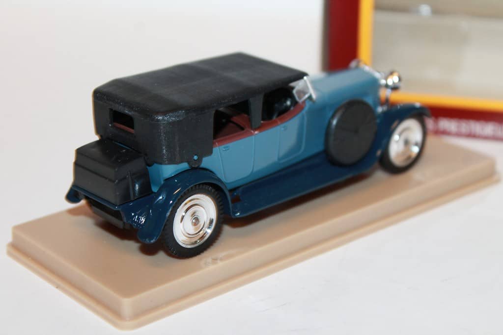 Solido 196 - Renault 17 Découvrable Bleue 1972 - 1:43 - Version Transformée - Vintage