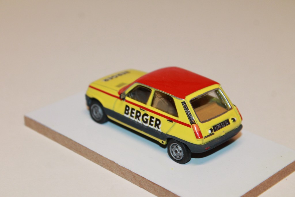 RENAULT 5 TL "BERGER" 1982 AUTORECLAME 1/43°