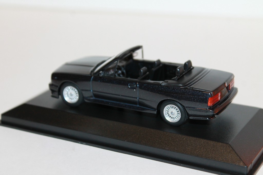 BMW M3 E30 CABRIOLET NOIR MAXICHAMPS 1/43°