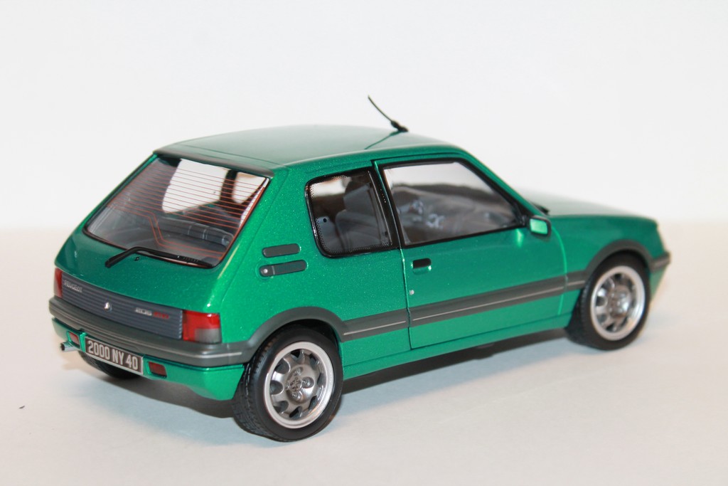 PEUGEOT 205 GTi GRIFFE GREEN 1990 NOREV 1/18°