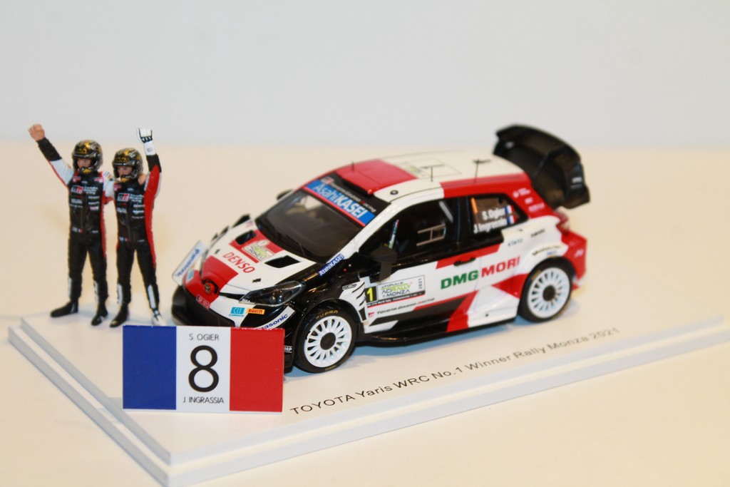 TOYOTA YARIS WRC N°1 VAINQUEUR RALLY MONZA 2021 SPARK 1/43°