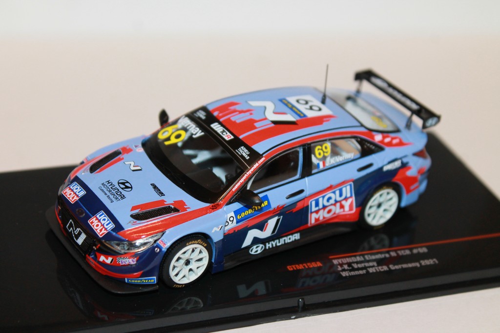 HYUNDAI ELANDRA N TCR N°69 VAINQUEUR WTRC GERMANY 2021 IXO 1/43°