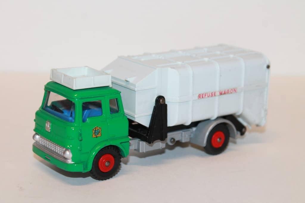 Camion Poubelle Triang Minic Meccano Bedford W 1930 – Tôle 1/43, Mécanique Vintage