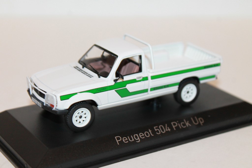 PEUGEOT 504 PICK UP 4X4 DANGEL 1985 WHITE NOREV 1/43°