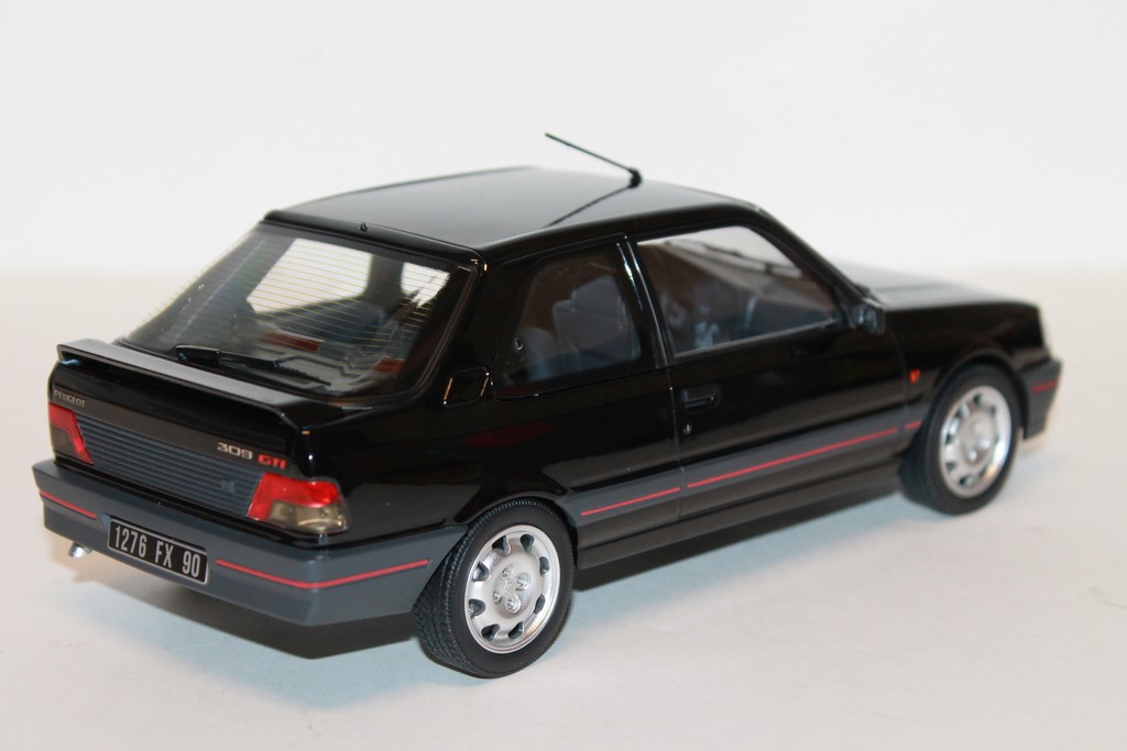 PEUGEOT 309 GTI 1990 BLACK NOREV 1/18°